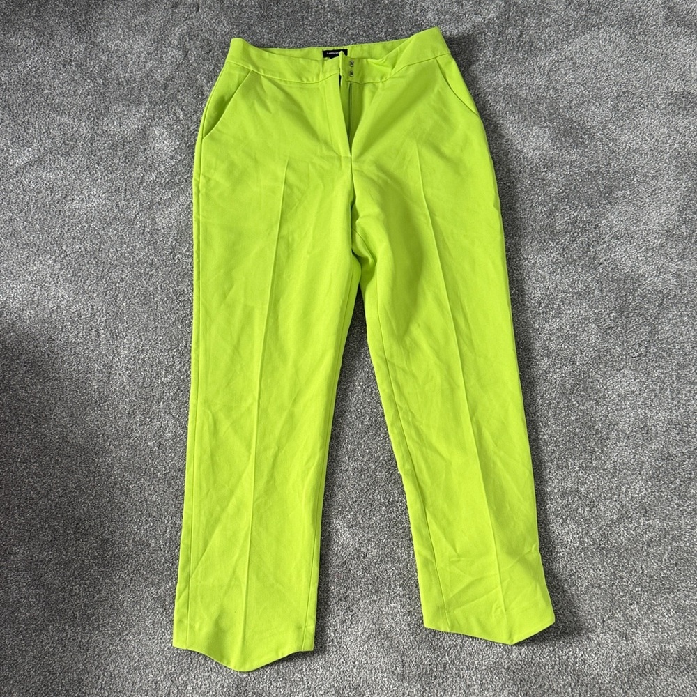 Karen Millen Women's Vibrant Green Trousers